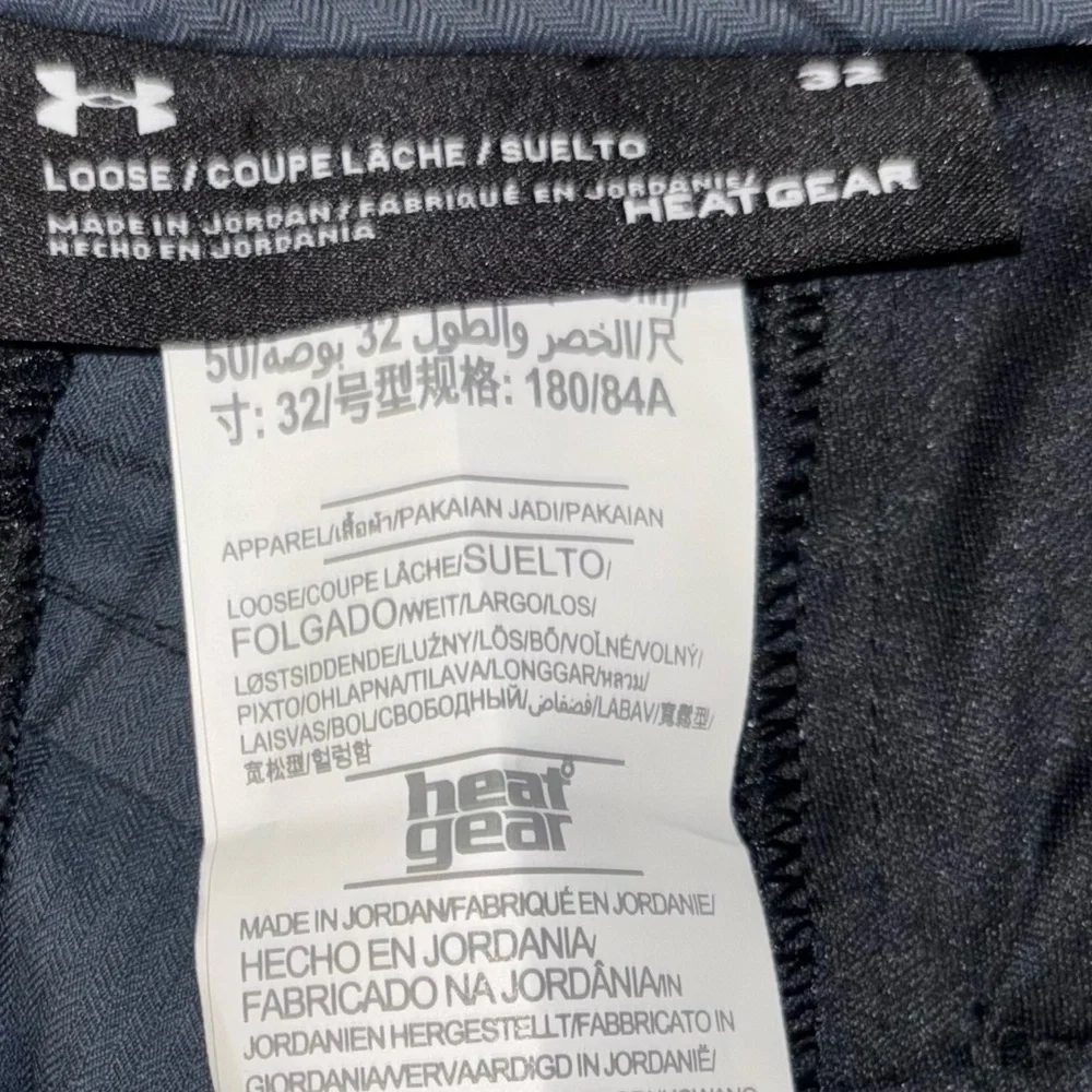 Under Armour Golf Shorts Heat Gear Gray Plaid Men’s Size 32 with 11” Inseam - Picture 10 of 16